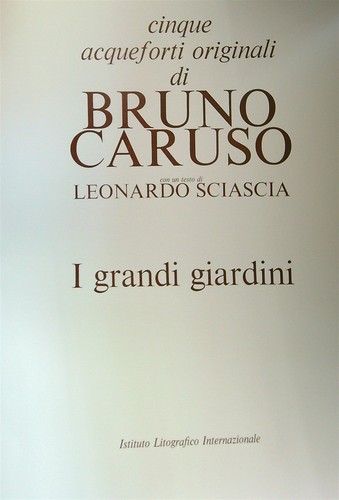 Grandi giardini caruso bruno - i,