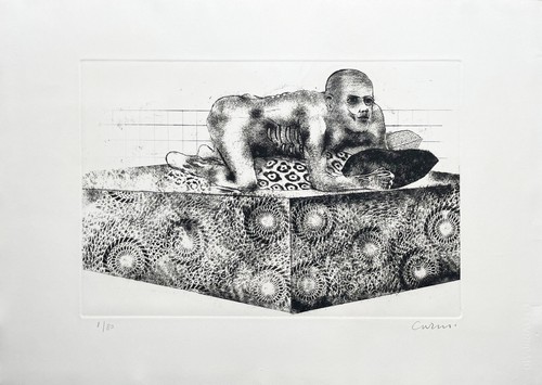 Bruno caruso uomo - "uomo, divano"