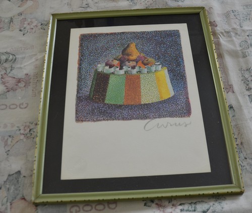 Quadro con litografia - con,