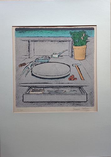 Litografia bruno caruso natura - litografia,